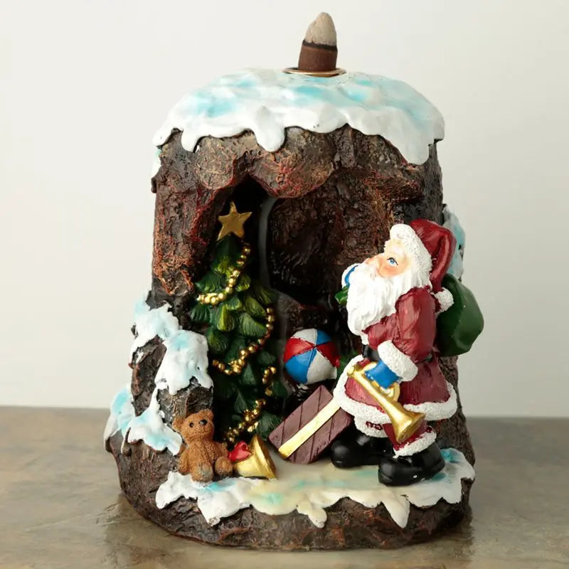 Christmas Santa's Grotto Backflow Incense Burner Gentleblushes