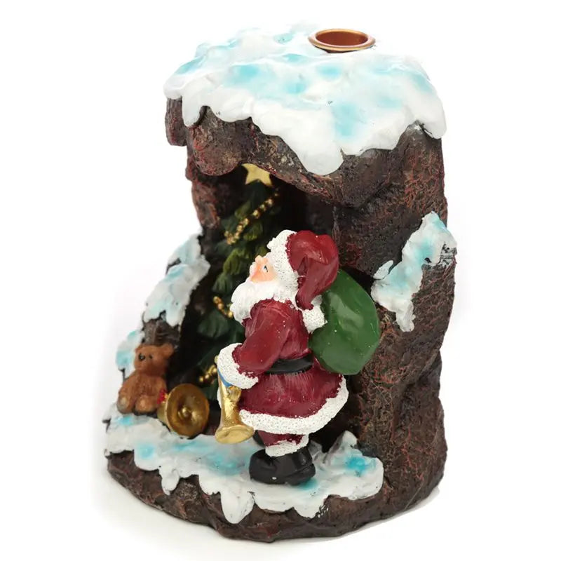 Christmas Santa's Grotto Backflow Incense Burner Gentleblushes
