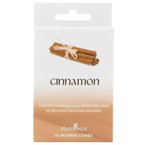 Elements Cinnamon Incense Cones Gentleblushes