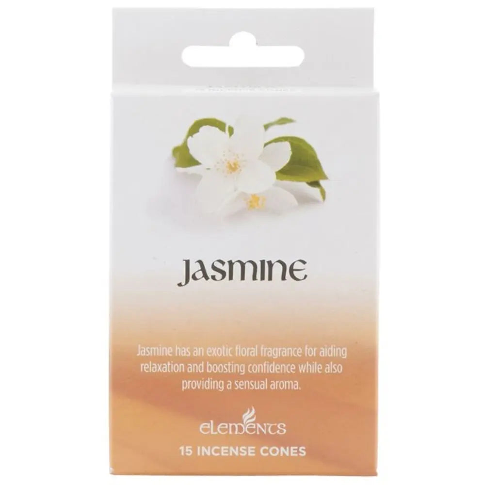 Elements Jasmine Incense Cones Gentleblushes