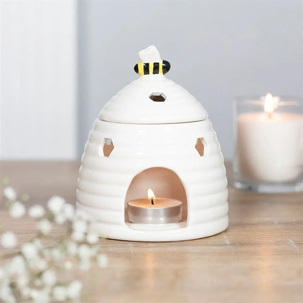 White Beehive Oil Burner Gentleblushes