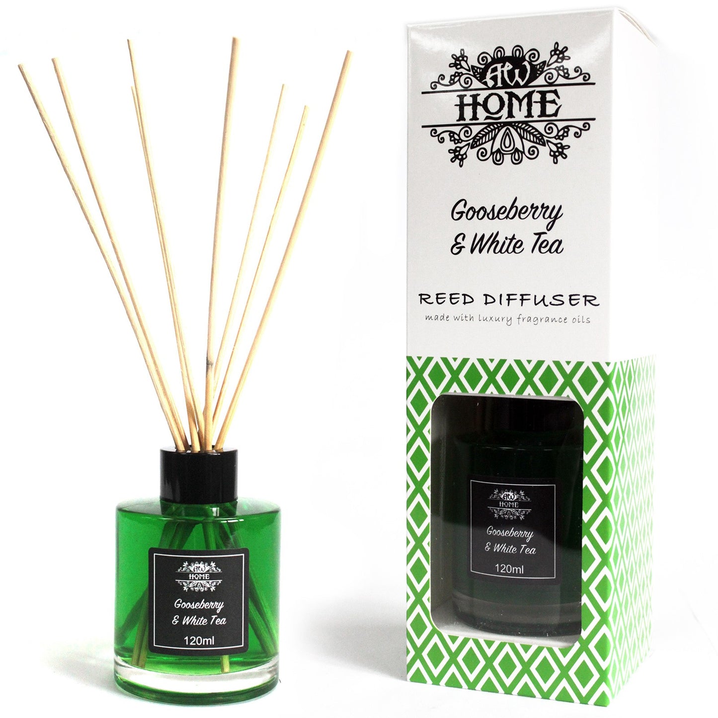 120ml Reed Diffuser - Gooseberry & White Tea