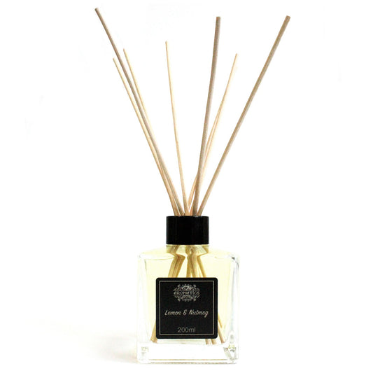 200ml Lemon & Nutmeg Essential Oil Reed Diffuser