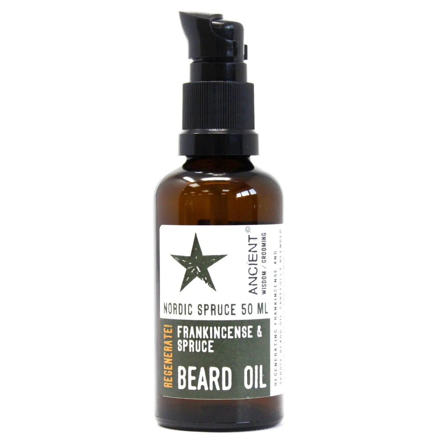 50ml Beard Oil - Nordic Spruce - Regenerate! Gentleblushes