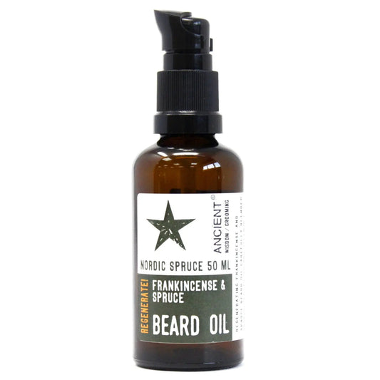 50ml Beard Oil - Nordic Spruce - Regenerate! Gentleblushes