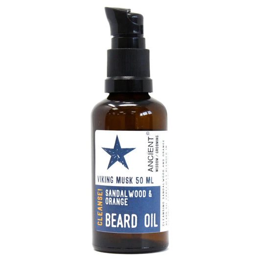 50ml Beard Oil - Viking Musk - Cleanse! Gentleblushes