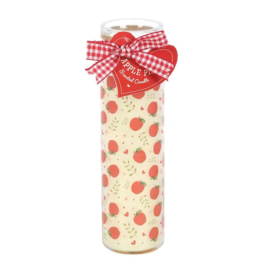 Apple Print Apple Pie Tube Candle Gentleblushes