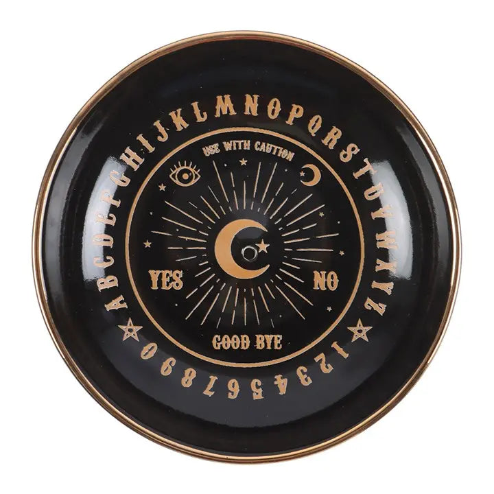 Black Talking Board Incense Holder Gentleblushes