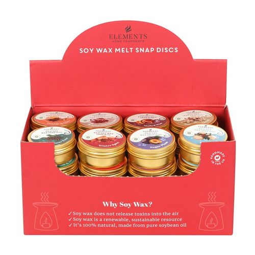 Christmas Soy Wax Snap Discs