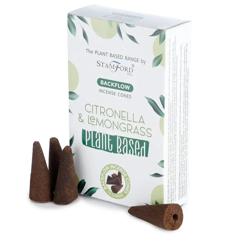 Plant Based Incense Cones - Citronella & Lemongrass Gentleblushes