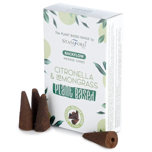 Plant Based Incense Cones - Citronella & Lemongrass Gentleblushes