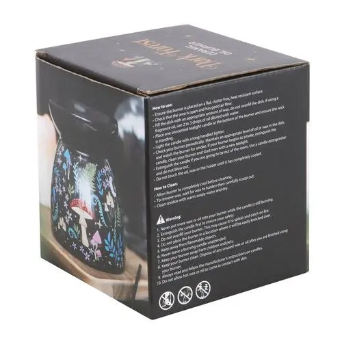 Dark Forest Print Oil Burner Gentleblushes