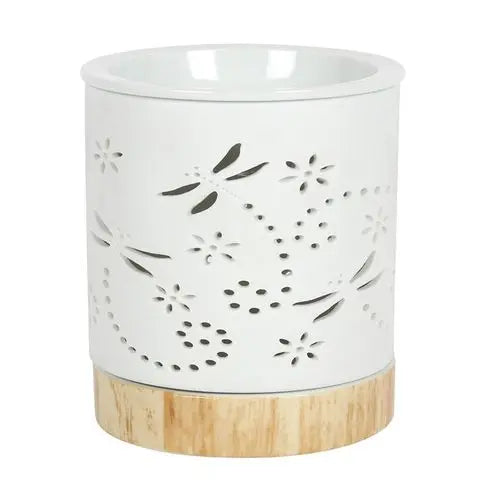 Dragonfly Matte Ceramic Oil Burner Gentleblushes