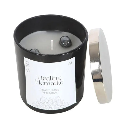 Healing Hematite Detox Candle Gentleblushes