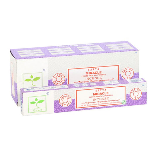 Miracle Earth Incense by Satya