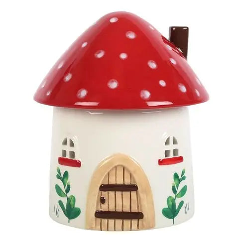Mushroom House Oil Burner and Wax Warmer Gentleblushes