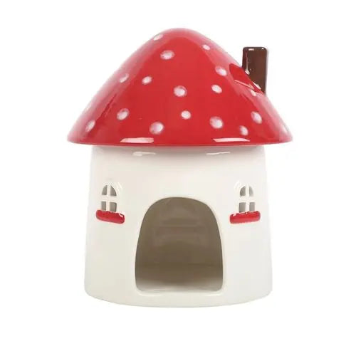 Mushroom House Oil Burner and Wax Warmer Gentleblushes