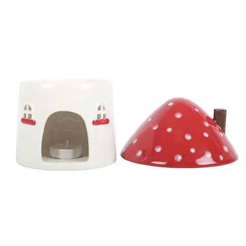Mushroom House Oil Burner and Wax Warmer Gentleblushes
