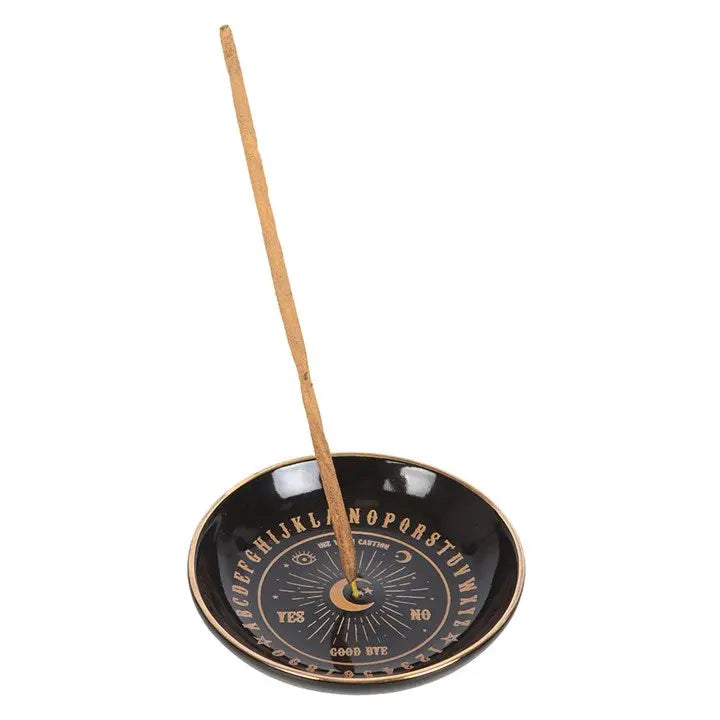 Black Talking Board Incense Holder Gentleblushes