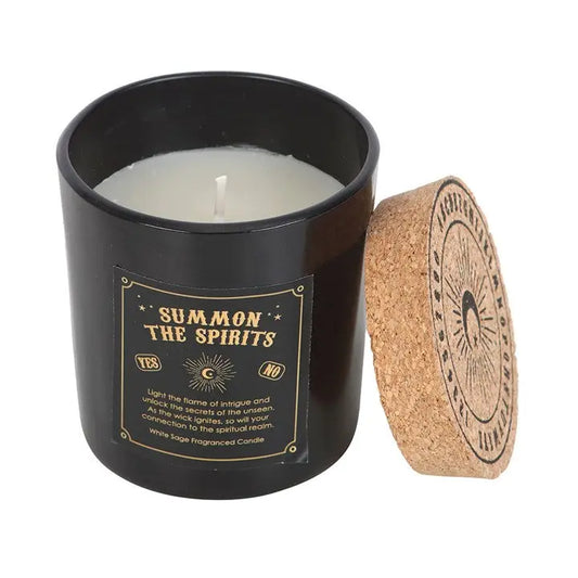 Summon the Spirits Talking Board White Sage Candle Gentleblushes