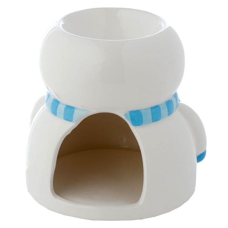 Ceramic Snowman Shaped Christmas Oil Burner