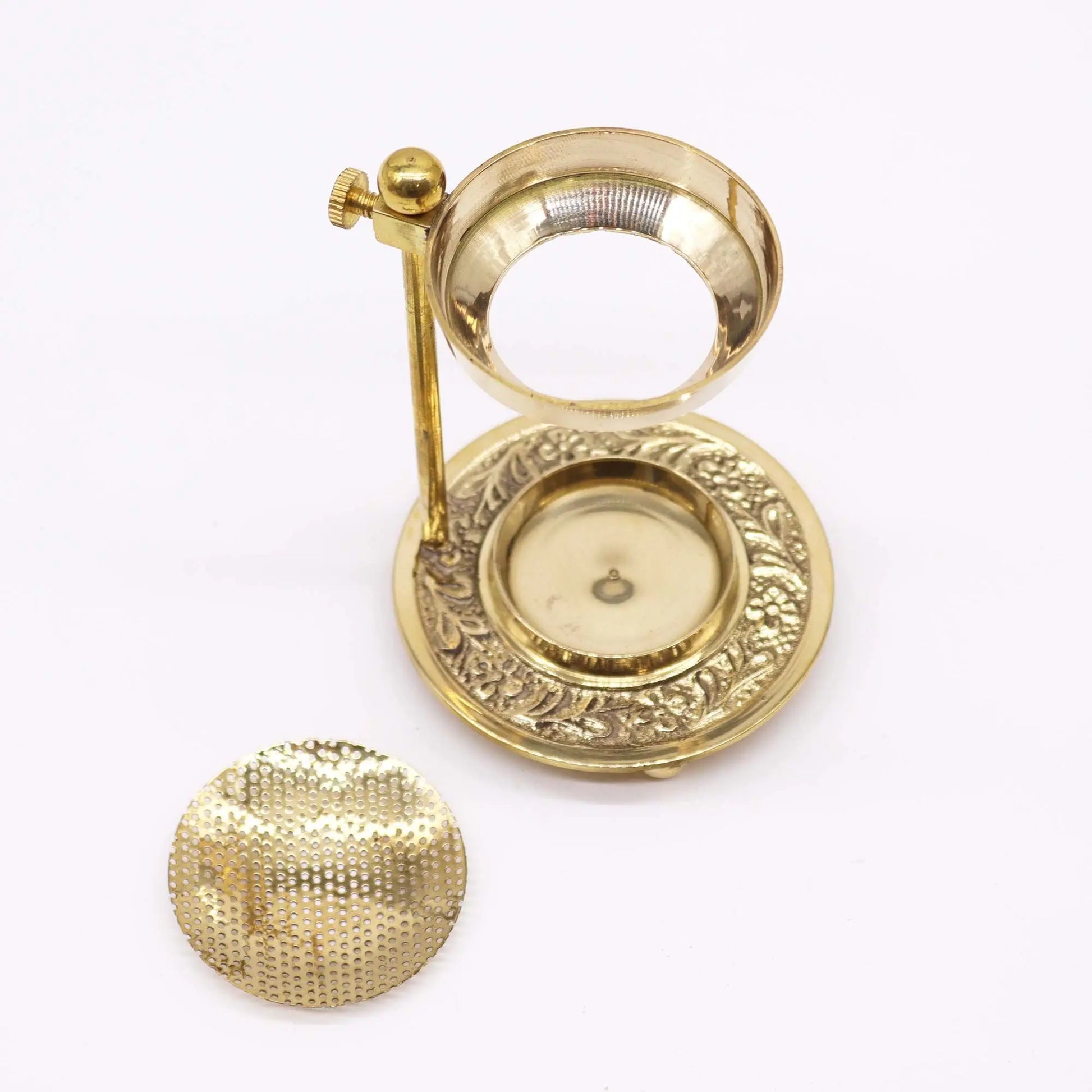 Brass Resin Incense Warmer - Adjustable Gentleblushes
