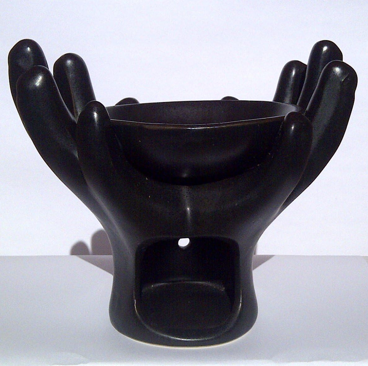 Open Hands Ceramic Oil Burner  14.7cm