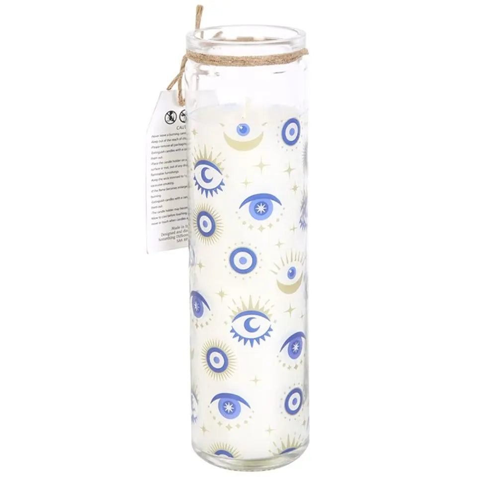 All Seeing Eye White Sage Tube Candle Gentleblushes