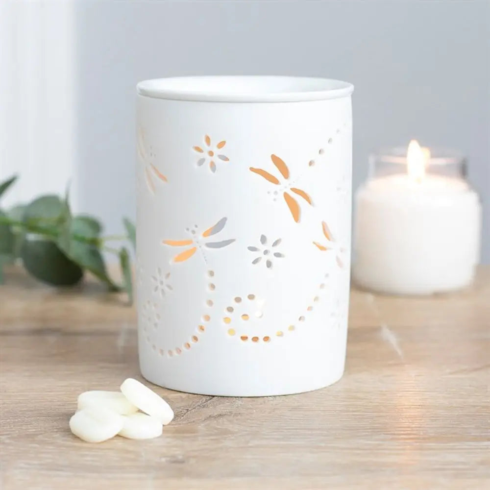 Cut Out Dragonfly Oil Burner Gentleblushes