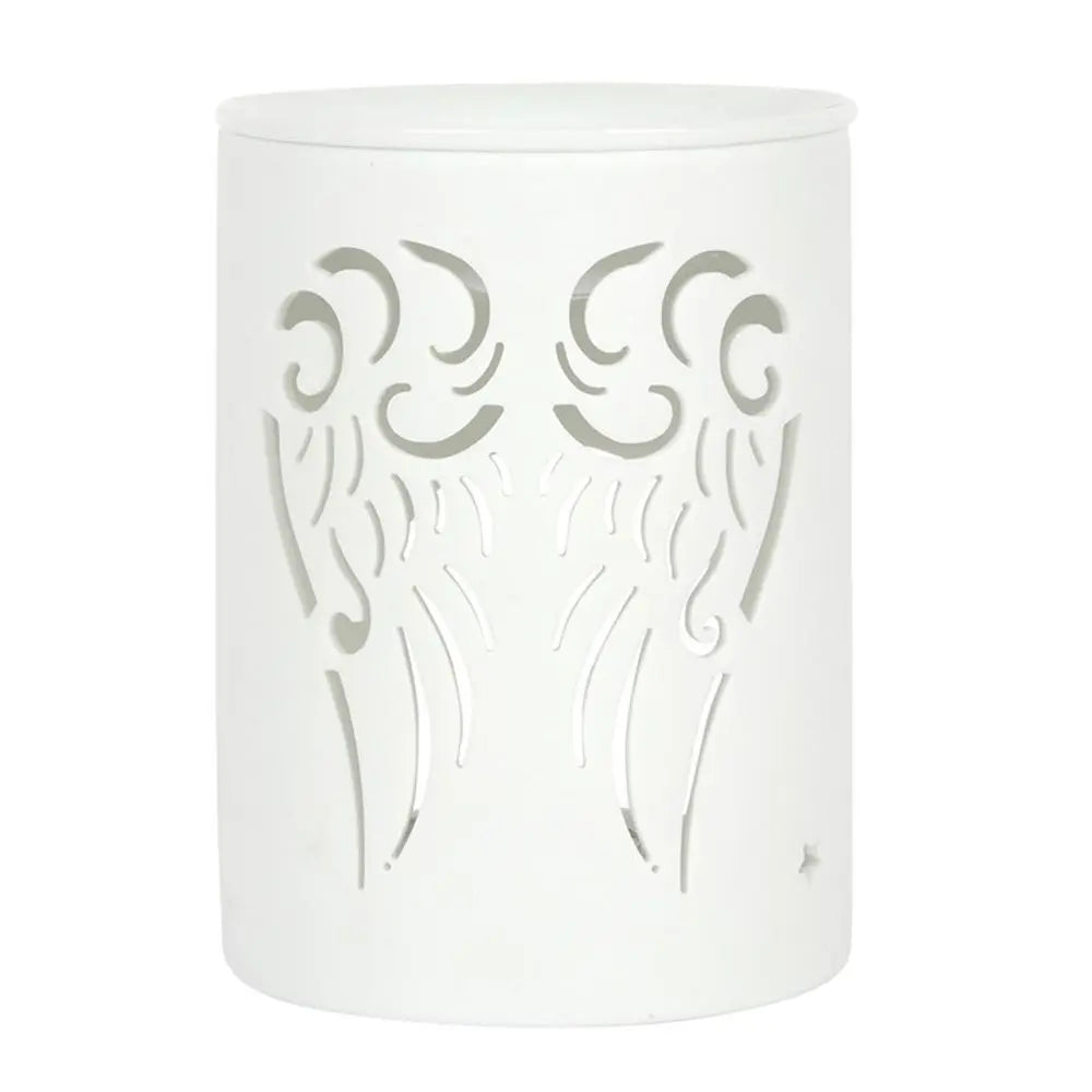 White Angel Wings Cut Out Oil Burner Gentleblushes