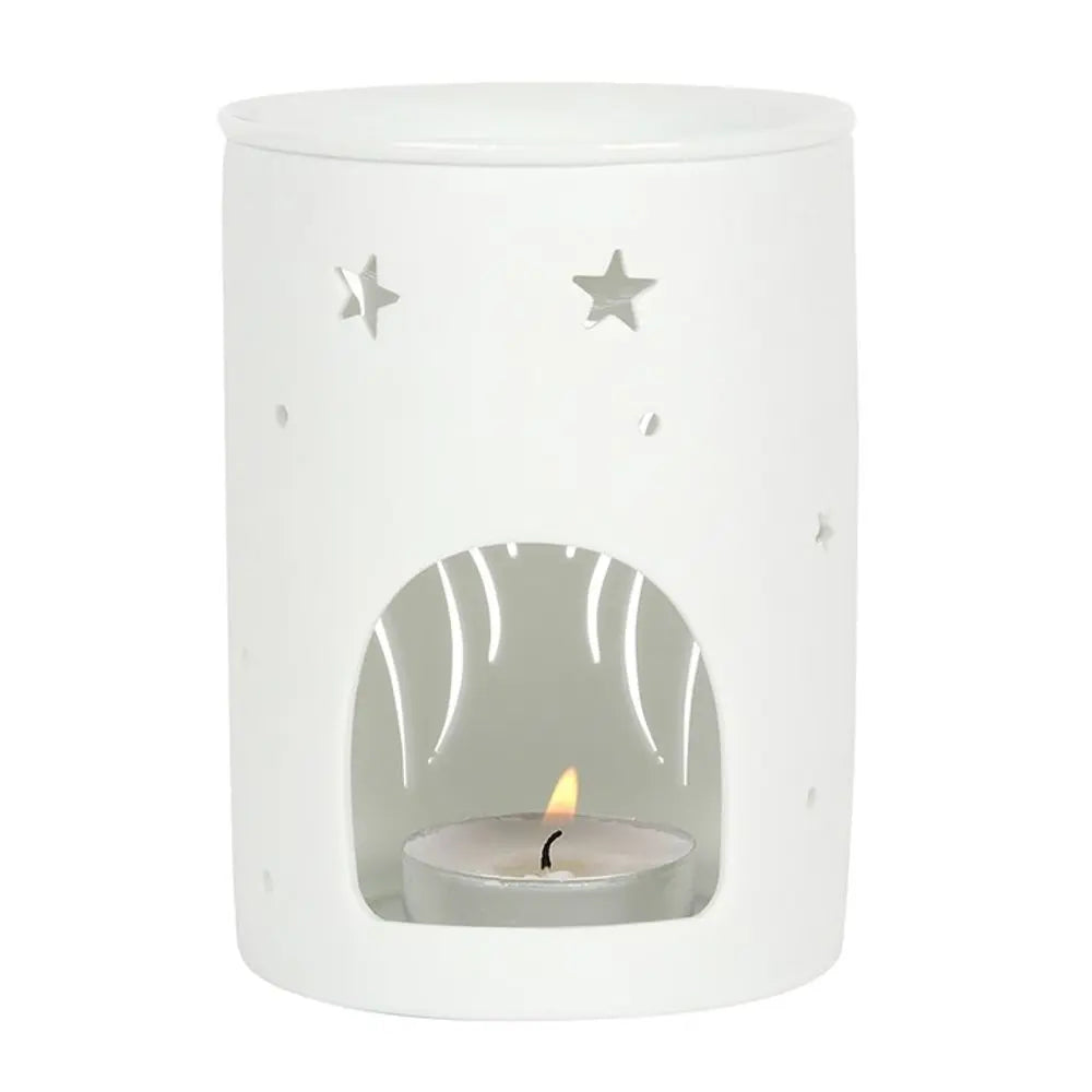White Angel Wings Cut Out Oil Burner Gentleblushes