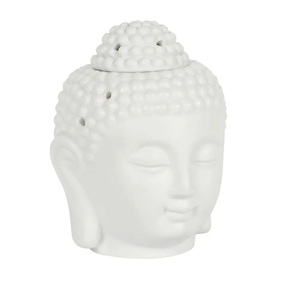 White Buddha Head Oil Burner Gentleblushes