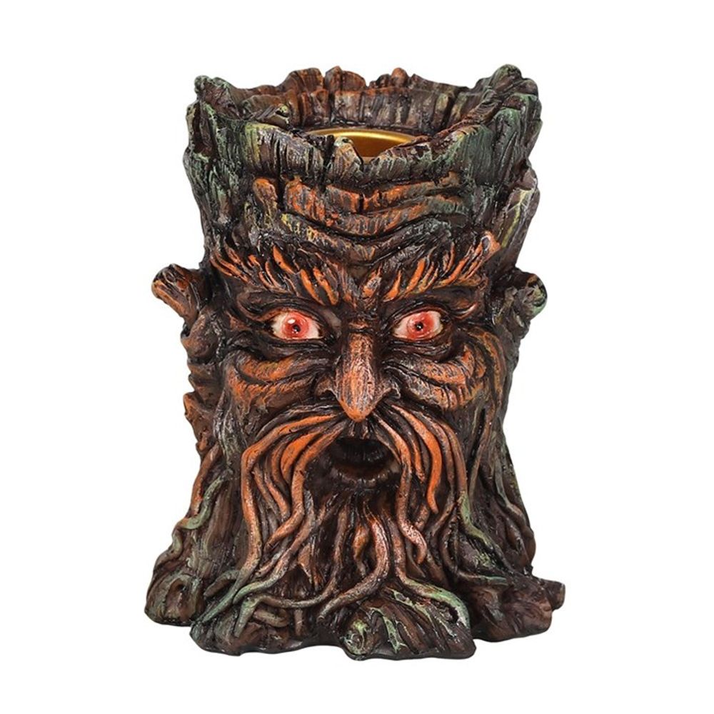 Small Green Man Backflow Incense Burner