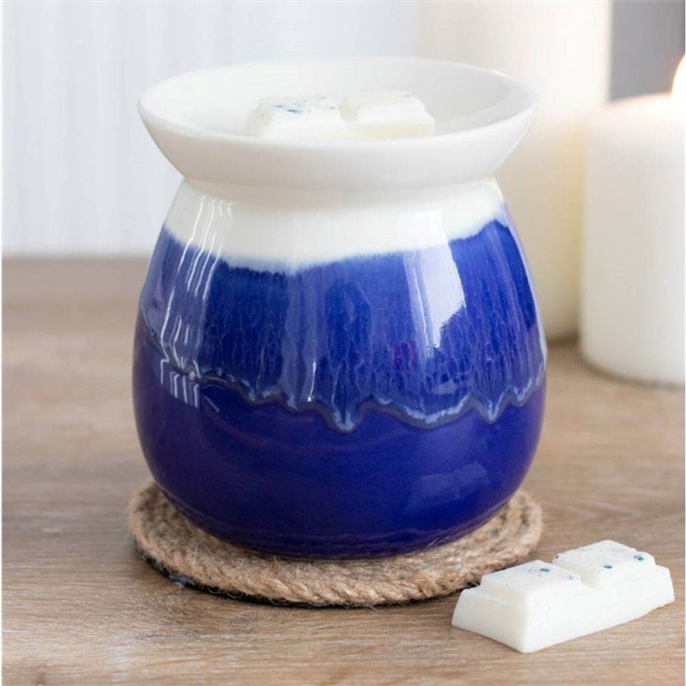 Blue Reactive Glaze Oil Burner