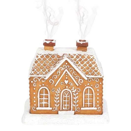 Gingerbread House Incense Cone Burner