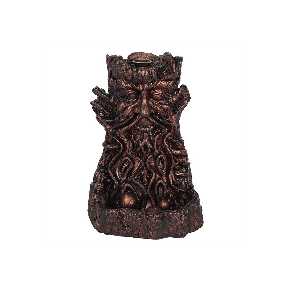 Bronze Effect Tree Man Backflow Incense Burner